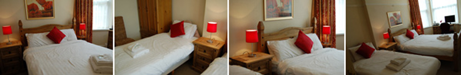 Family bedrooms - from £92.00 - Click to enlarge